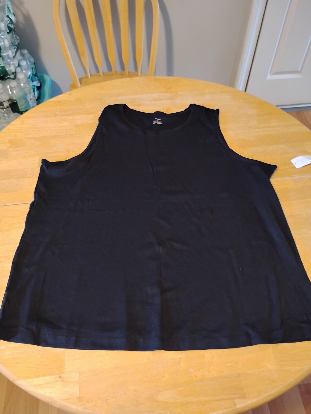 Women's Black Sleeveless Tank Top